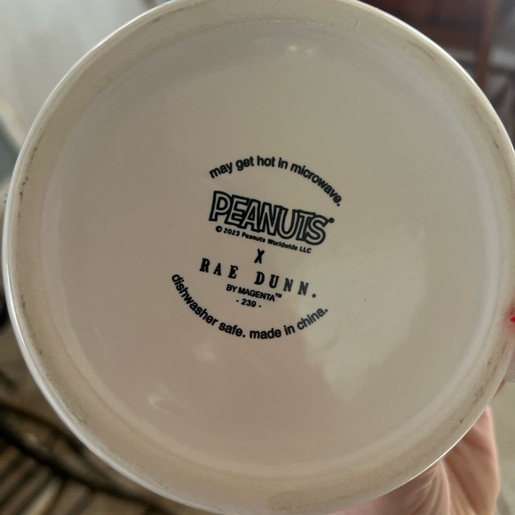 SNOOPY PEANUTS RAE DUNN MUG BOWL - Picture 2 of 3